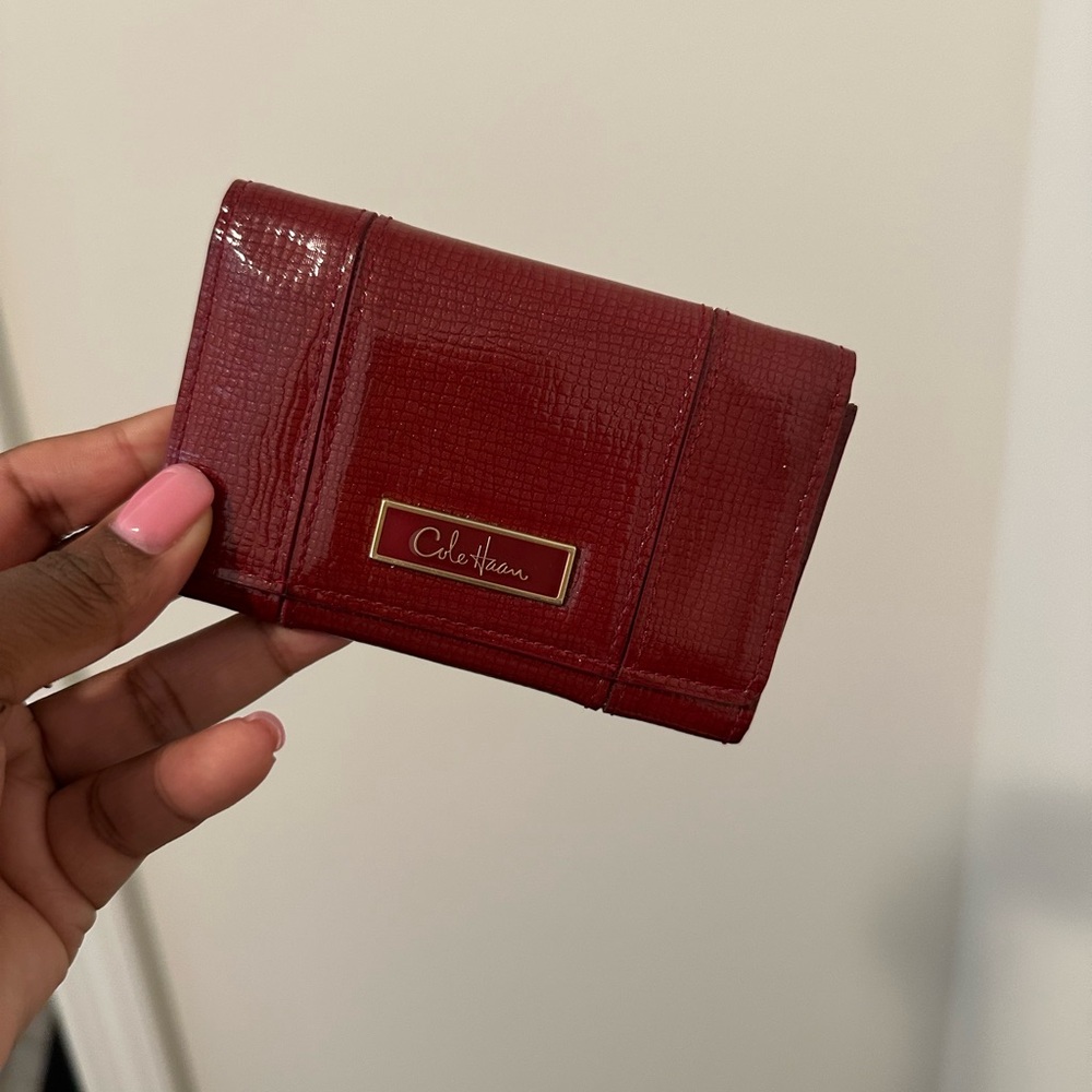 Cole Haan Red Wallet